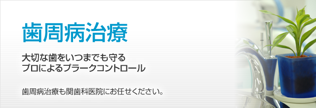 熊本市での歯周病治療なら関歯科医院へ