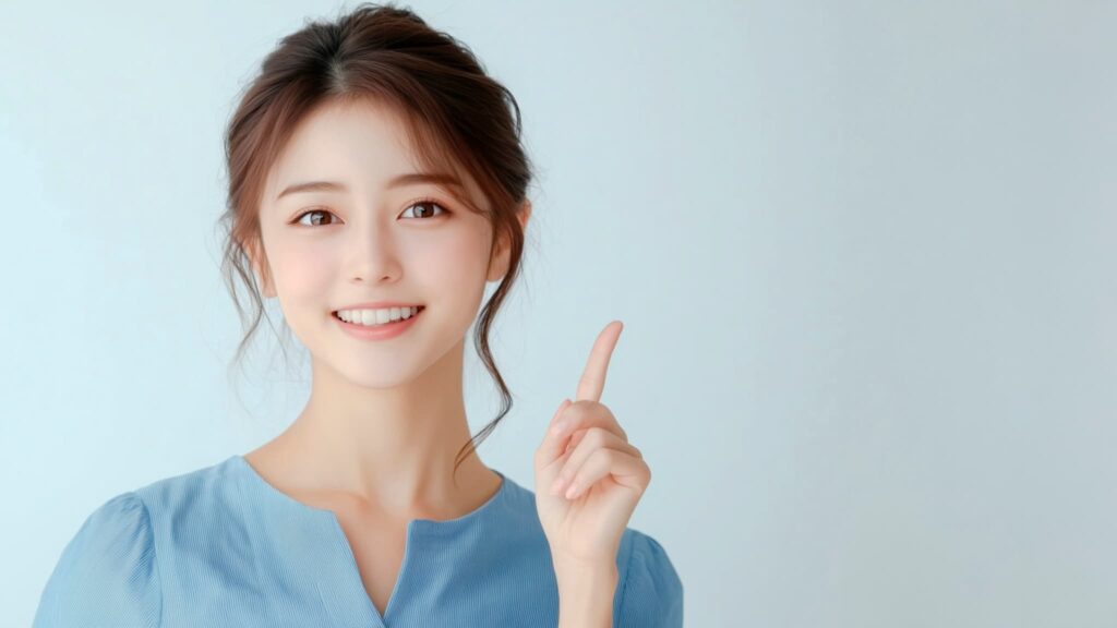 セラミック治療後に痛みが出る原因を伝える女性
