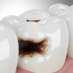 歯と歯の間にできた虫歯