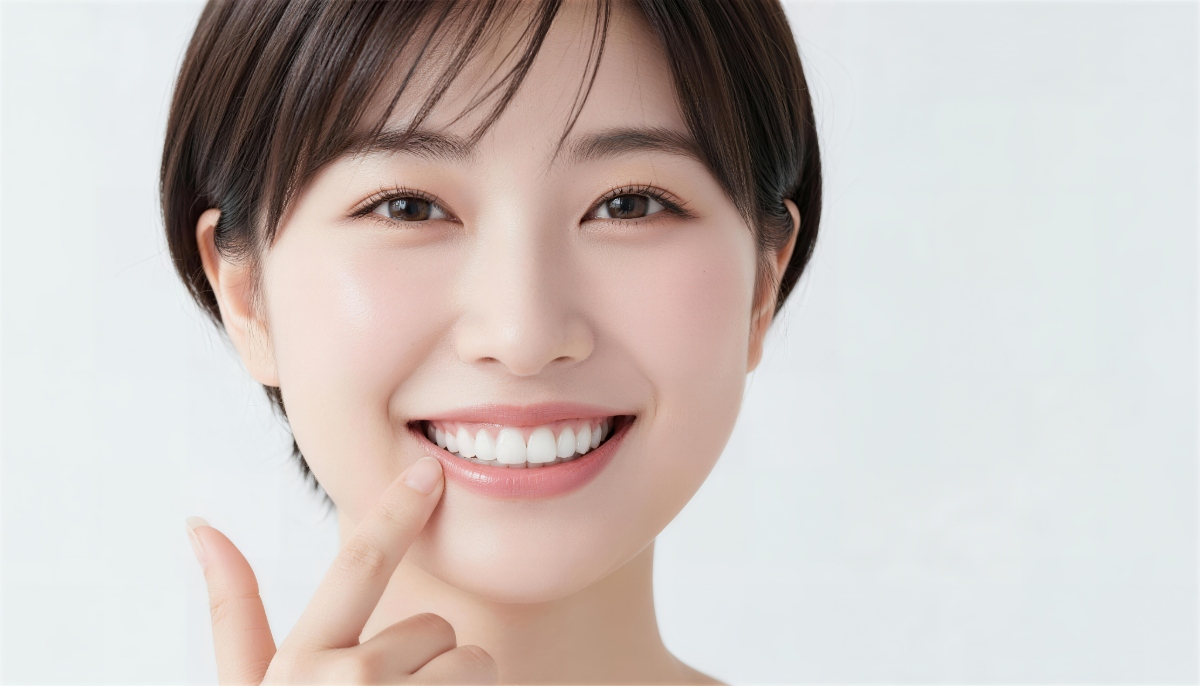 ホワイトニングで綺麗になった歯